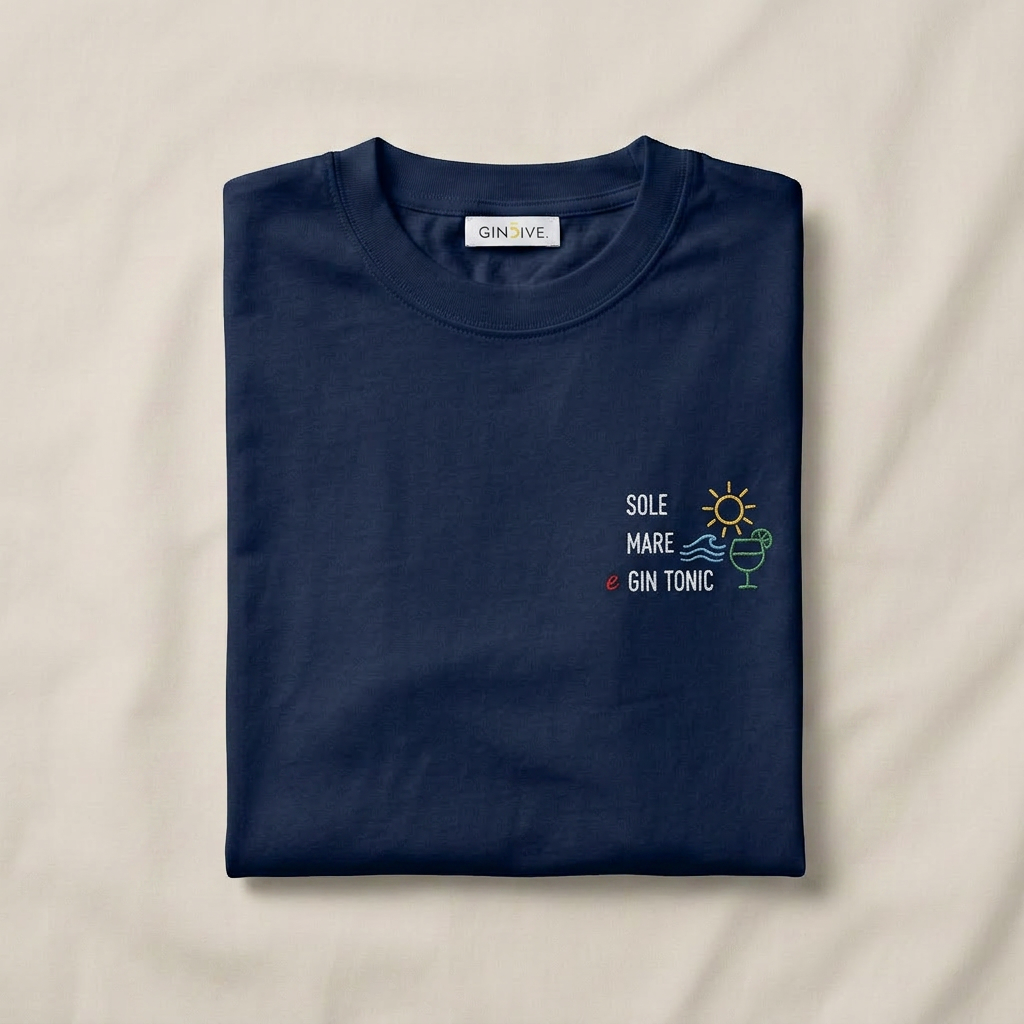 T-Shirt GIN5IVE — Navy